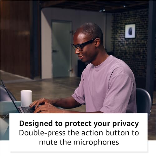 Echo Frames (3rd Gen) Smart audio glasses with Alexa Square frames