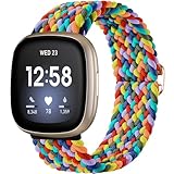 Maledan Braided Stretchy Band Compatible for Fitbit