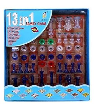Negi 13 in 1 Magnetic Ludo, Chess, Snake and Ladder and More Board Game for Kids & Family Fun Game.
