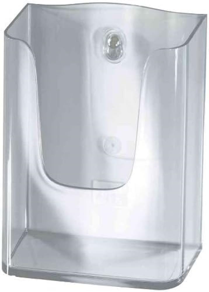 SIGEL LH115 Wall-Mounted Literature Holder, for A4, uv resistant acrylic, clear, 1 Piece — image 1