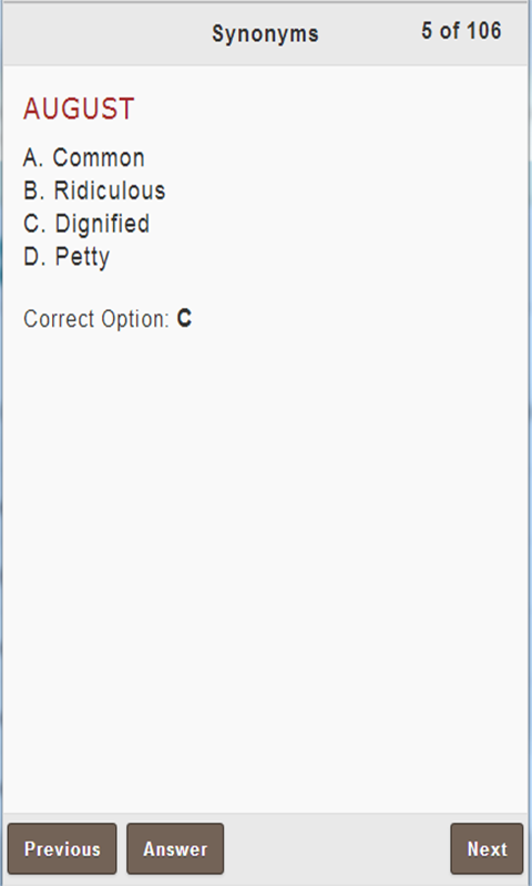 Amazon.com: Antonyms and Synonyms Vocabulary: Appstore for Android