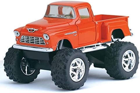 Flying Toyszer® Diecast Metal 1955 Stepside Pick-up (Off Road) Car, Pack of 1, Color May Vary