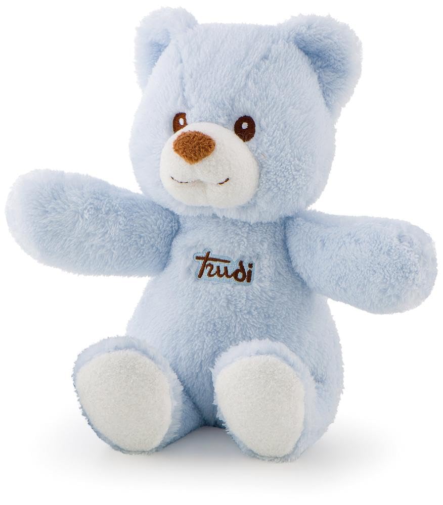 Trudi 26 cm Bear Cremino Music Box (Light Blue/Turquoise)