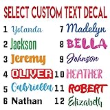 Custom Word Font Name Decal Sticker Compatible with