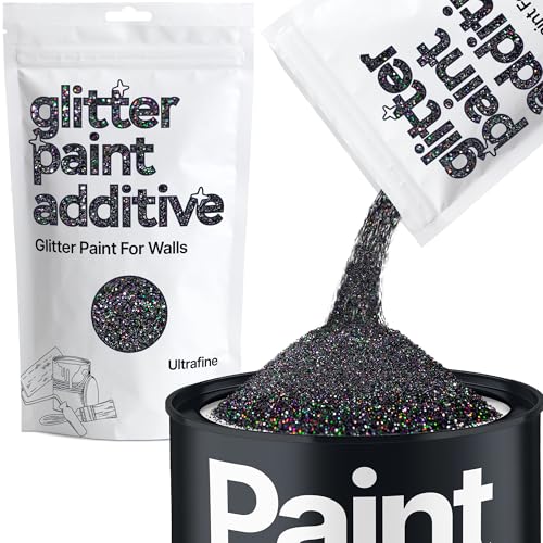 Hemway Black Holographic Glitter Paint Additive