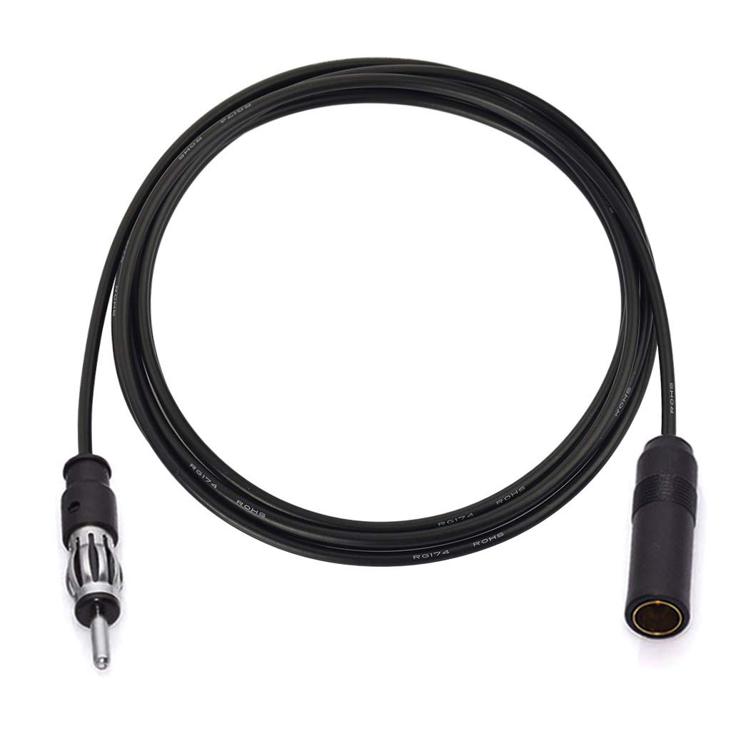 Buy Bingfu Car Radio Antenna Extension Cable 4 feet / 48 inch FM AM