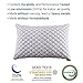 Lexeme Premium Adjustable Loft Shredded Hypoallergenic Memory Foam Pillow for Sleeping with Removable Bamboo Cover for Home & Hotel Collection Plus Pillow Protector Queen Size