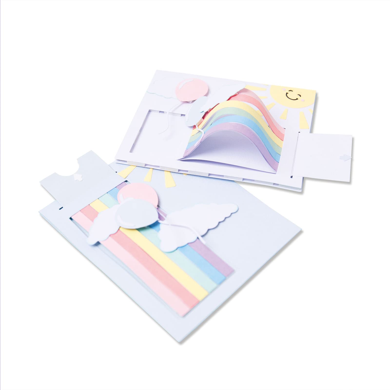 Sizzix Thinlits Die 665086 Rainbow Slider Card by Georgie Evans, 13 Pack