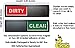 Dishwasher Magnet Clean Dirty Sign Indicator - Black - 3 Color Styles - Non-Scratching Magnet or 3M Adhesive Options - Newest Simple and Classic Design - Smashed Banana Gifts - Perfect Kitchen Gift