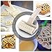 AOMGD 2pcs Adjustable Pie Crust Protector Shield + 1pcs Lattice Pie Cutter Roller, FDA Food Safe Silicone Pizza/Pastry Tools and Accessories,Fits 8