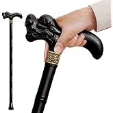 ispuoocti Wooden Walking Cane 3D Carved Dragon Cane 33&ndash;39 Inches Available | 7 Sizes Fit Different Height Ergonomic Solid Wood Canes for Men Women Seniors,Include 3 Tips, A Wrist Strap, A Storage Bag