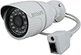 HOSAFE 1MB1W HD IP Camera Outdoor 720P Night Vision ONVIF H.264 Motion Detection Email Alert Remote View Via Smart Phone/Tablet/PC, Working With Foscam IP Camera Software Blue Iris iSpy IP Camera DVR(White)