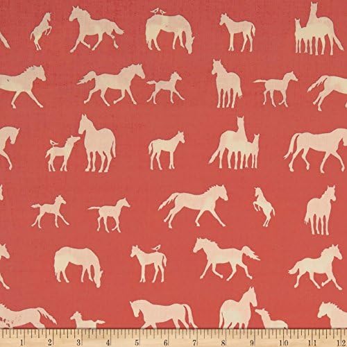 Birch Organic Farm Fresh The Champion Coral Fabric By The Yard