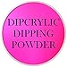 SHEBA NAILS Dipcrylic Dip Dipping Powder NEON MAGENTA - 1oz Jar
