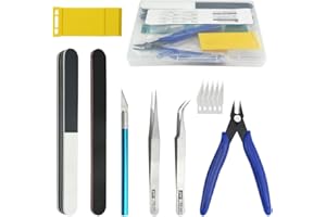Bigstone 13 PCS Gundam Model Tools Kit Hobby Building Tools Set for Cars, Airplanes, Buildings, Gundam, Robots Models Buildin