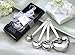 Kate Aspen Love Beyond Measure Spoons, Heart Shaped Measuring Spoons, Stainless Steel