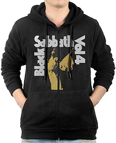 Man's Black Sabbath Vol 4 Hooded Sweatshirt Zip-Front