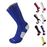 Swatom Men's Elite Socks Cushioned Dri-Fit Athletic Basketball Socks