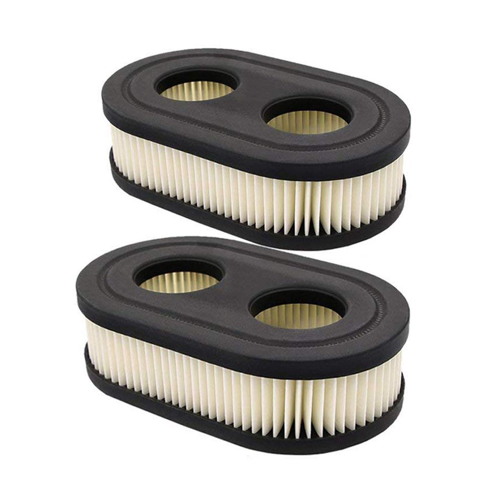 OxoxO 2pcs Oval Air Filter Cartridge Compatible with Troy-Bilt TB110 TB115 TB200 TB230 TB330 Walk-Behind Lawn Mower MTD Yard Machines Murray Craftsman