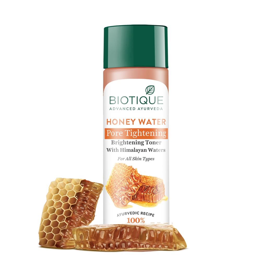 Biotique Honey Water Lightening Freshener with Himlayan Waters for All Skin Types