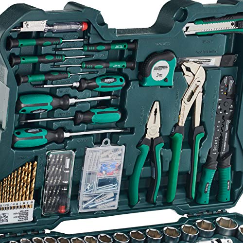 Brüder Mannesmann M29088 Steckschlüssel und Werkzeugsatz, 303-tlg – Bild 6