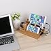 Charging Station for Multiple Devices Wood Dock Organizer Charging Station for Apple Watch, iPhone, iPad, Universal Mobile Phones and Tablets, Compatible with Anker RAVpower 4/5/6-Port USB Chagrer