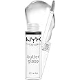 NYX PROFESSIONAL MAKEUP Butter Gloss, Non-Sticky Lip Gloss - Sugar Glass (Clear)