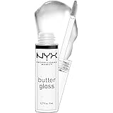 NYX PROFESSIONAL MAKEUP Butter Gloss, Non-Sticky Lip Gloss - Sugar Glass (Clear)