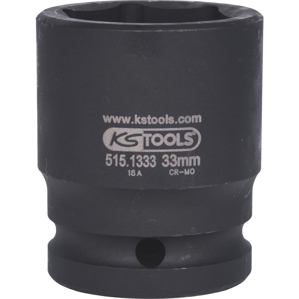KS Tools 515.1333 3/4-inch 33mm Short Impact Socket
