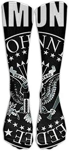 SADDFAWW Ramones Seal Greatest Hits Album Women Tube Knee Thigh High Stockings Cosplay Socks