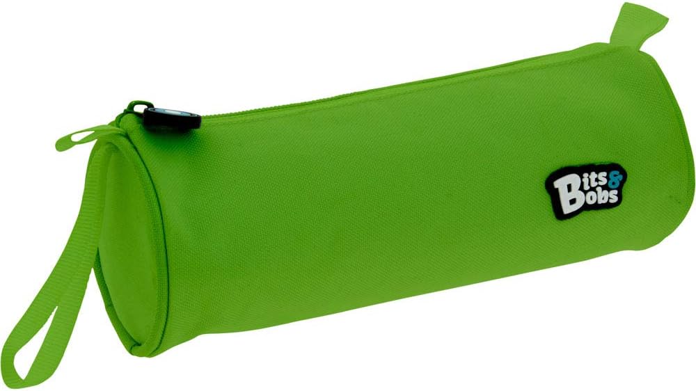 Grafoplas 37543720 Pencil Case Round Green 23 x 8 cm Bits & Bobs, 23x8 cm