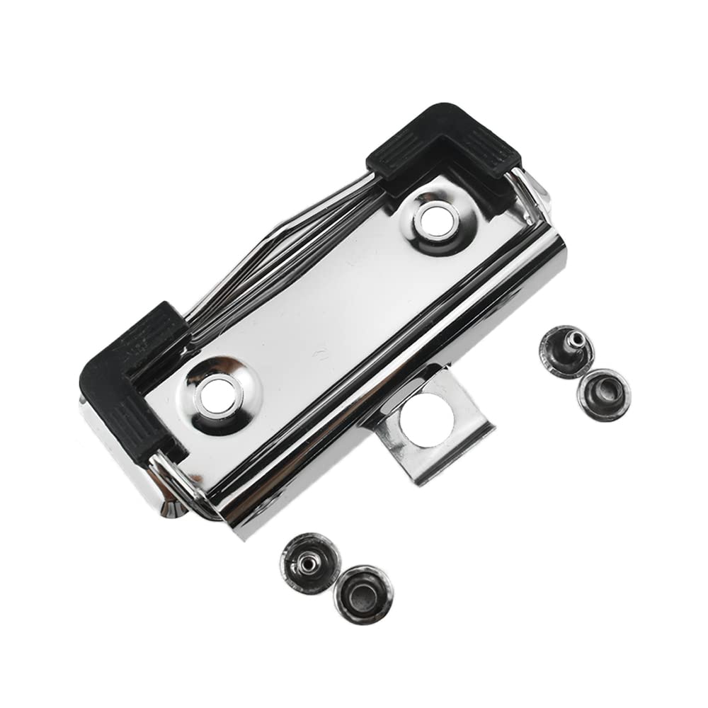 HAHIYO 2.76 Inches Silver Metal Clipboard Clips