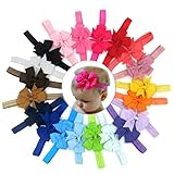 Clearance Sale!Babys Hairband,Canserin 20PC Toddler Elastic Bowknot Headbands