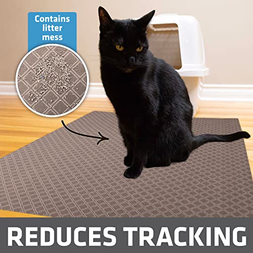 Drymate Original Cat Litter Mat, Contains Mess from Box for Cleaner