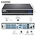 SANNCE 8-Channel HD 1080N Home Security System DVR and (8) 720P Indoor/Outdoor Weatherproof Cameras with IR Night Vision LEDs, Remote Access - NO HDD