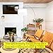 Brightech Mason Arc Floor Lamp - Modern Corner Standing Lamp with Unique Hanging Drum Lamp Shade for Living Room - Bright Overhead, Curved Hanging Light for Bedroom. Library, Den - Nickel