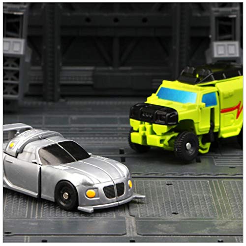 image for Siyushop Car Robot Complete Model Set，7 Robots and Vehicles Play Set