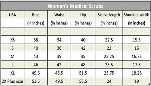 2 WonderWink+Womens+Utility+Stretch+X+Small