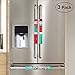 Unomor Christmas Decorations Idea Snowman Kitchen Appliance Handle Covers for Refrigerator, Door etc Set of 3