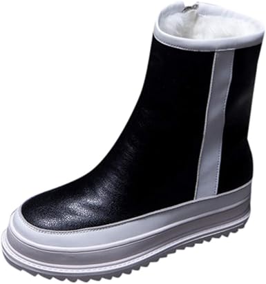 Amazon Com Kiyotoo Women S Zipper Platform Boots Classic