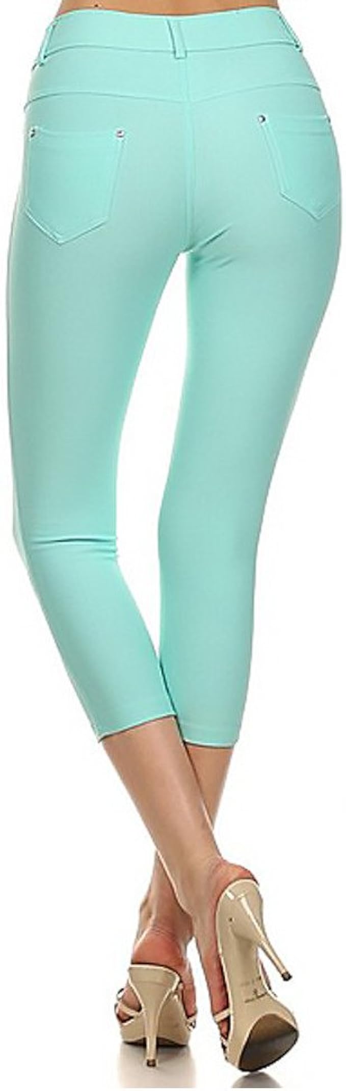 turquoise jeggings