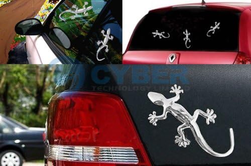 Cool Gecko Car Decal (Badge)