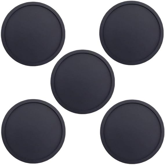 8 round thick silicone coasters creative coaster setSet of 5 Amazon