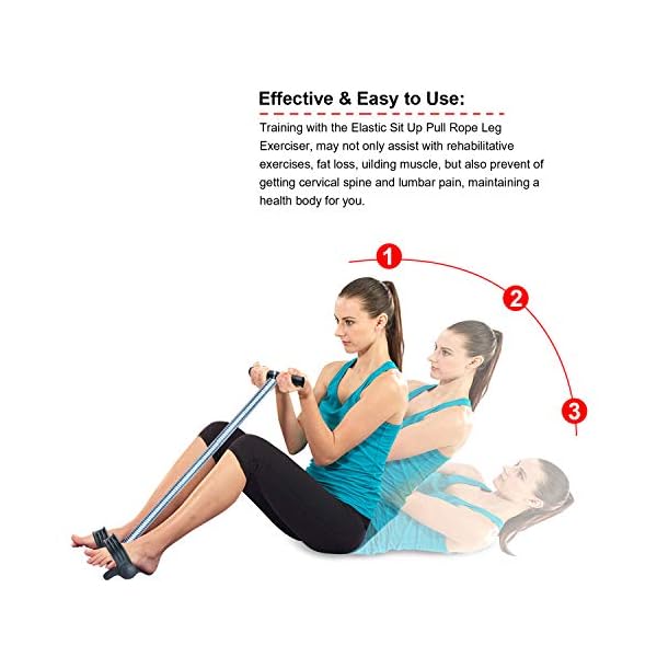 COVVY-Elastic-Sit-Up-Pull-Rope-Spring-Tension-Foot-Pedal-Abdomen-Leg-Exerciser-Tummy-Trimmer-Equipment-Bodybuilding-Home-Gym-Arm-Waist-Sport-Fitness-Stretching-Slimming-Training Covvy Elastic Sit Up Pull Rope Spring Tension Foot Pedal Abdomen Leg Exerciser Tummy Trimmer Equipment Bodybuilding Home…