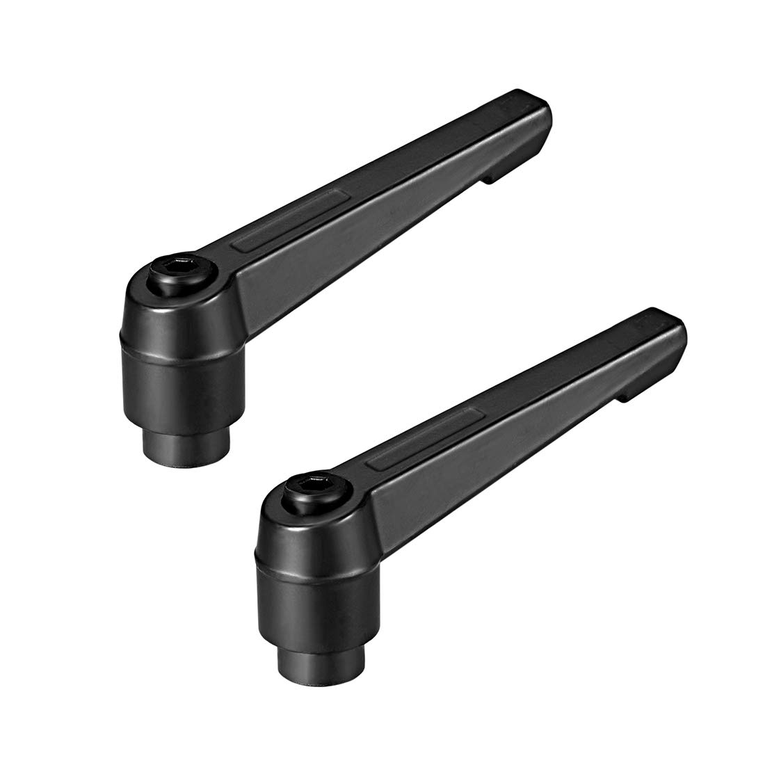 sourcing map M10x1.5mm Handle Adjustable Clamping Lever Thread Push Button Ratchet Female Threaded Stud 2 Pcs