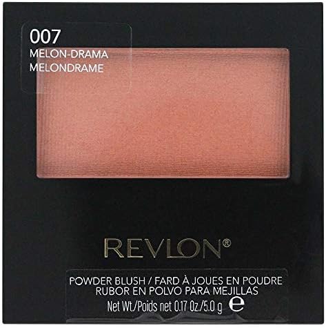 Revlon Powder Blush, 007 Melon-Drama, 0.17 Ounce