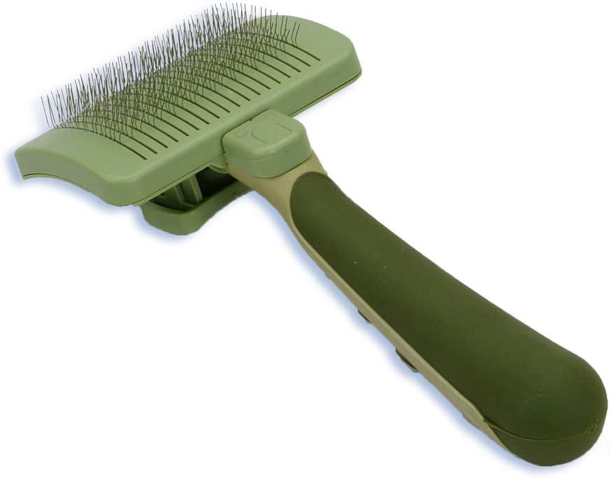 Coastal Pet - Safari - Cat Self-Cleaning Slicker Brush - Cat Grooming Supplies : Pet Brushes : Pet Supplies