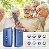 Unlocked-Senior-Flip-Mobile-PhoneBig-Button-Phone-For-Elderly-Easy-to-UseSIM-Free-Phone-with-24-Large-Screen-SOS-Button-FM-Radio-Torch-and-Charging-Cradle-Blue Unlocked Senior Flip Mobile Phone,Big Button Phone For Elderly, Easy to Use,SIM Free Phone with 2.4" Large Screen | SOS Button| FM Radio | Torch and Charging Cradle (Blue)