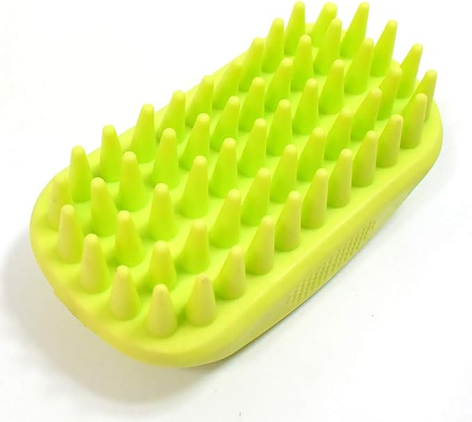 Hilai Soft Silicone Dog Bath Brush Best Pet Bathing Tool for Dogs and