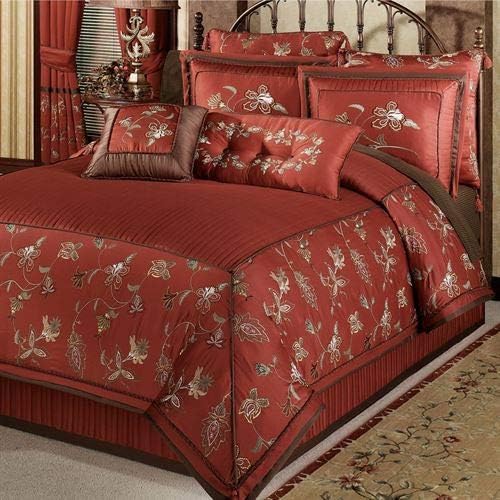 Amazon Com Ellison 1st Asia Llc Sinclair Comforter Set Ember